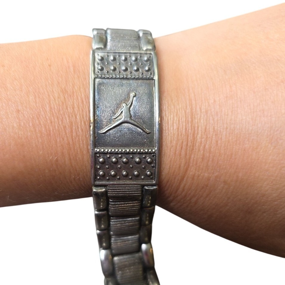 Vintage Jordan Jumpman Metal Link Bracelet 8" 69.96g
